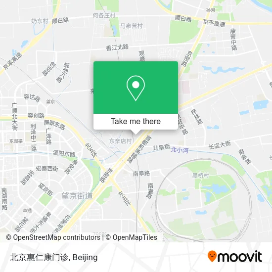 北京惠仁康门诊 map