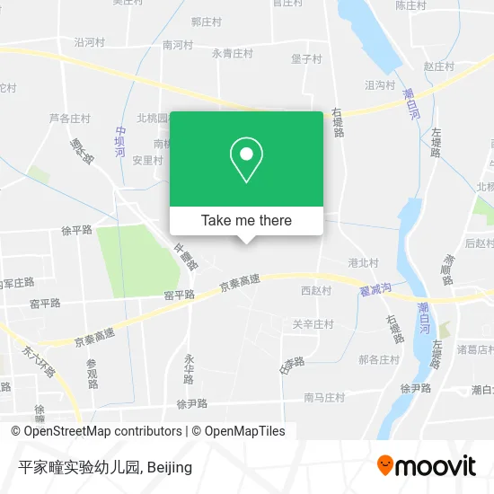 平家疃实验幼儿园 map