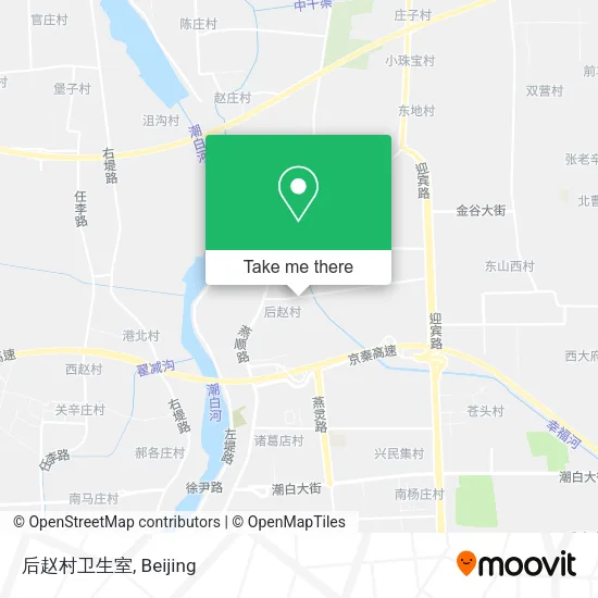 后赵村卫生室 map