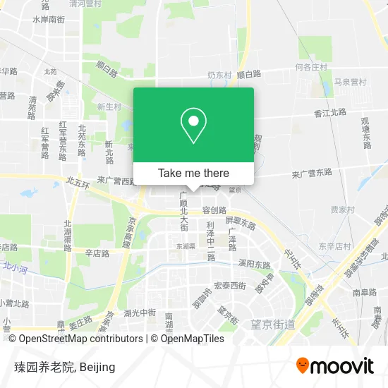 臻园养老院 map