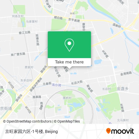 京旺家园六区-1号楼 map