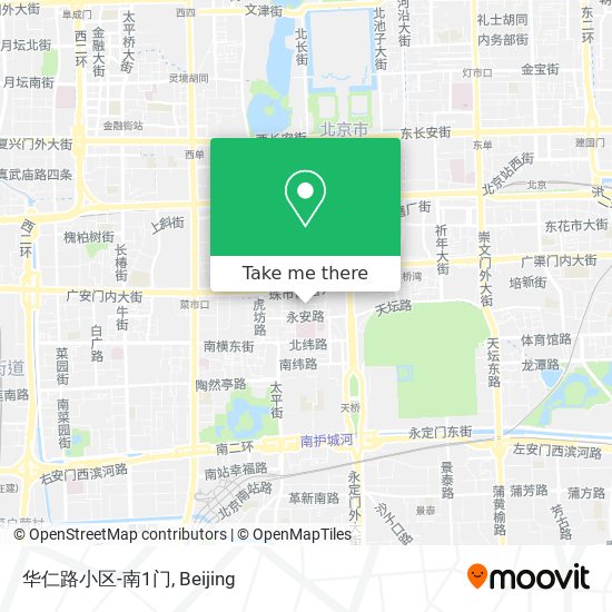 华仁路小区-南1门 map