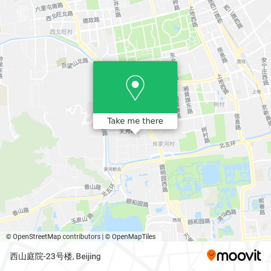 西山庭院-23号楼 map