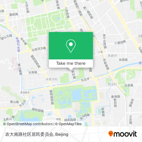 农大南路社区居民委员会 map