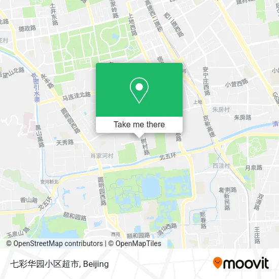 七彩华园小区超市 map