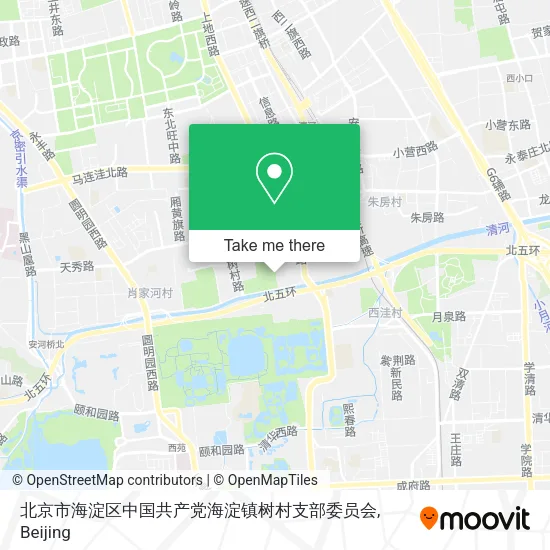 北京市海淀区中国共产党海淀镇树村支部委员会 map