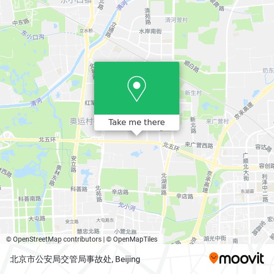 北京市公安局交管局事故处 map