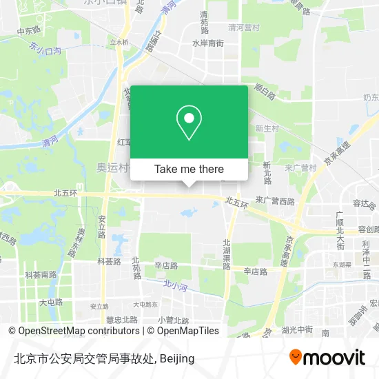 北京市公安局交管局事故处 map