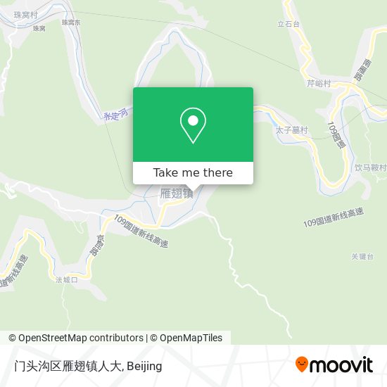 门头沟区雁翅镇人大 map