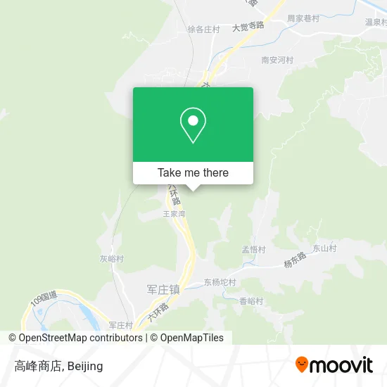 高峰商店 map