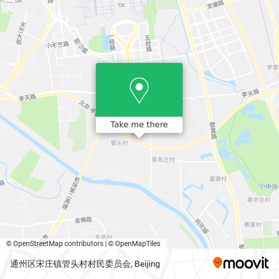 通州区宋庄镇管头村村民委员会 map