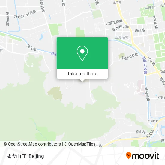 威虎山庄 map