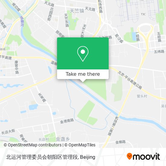 北运河管理委员会朝阳区管理段 map