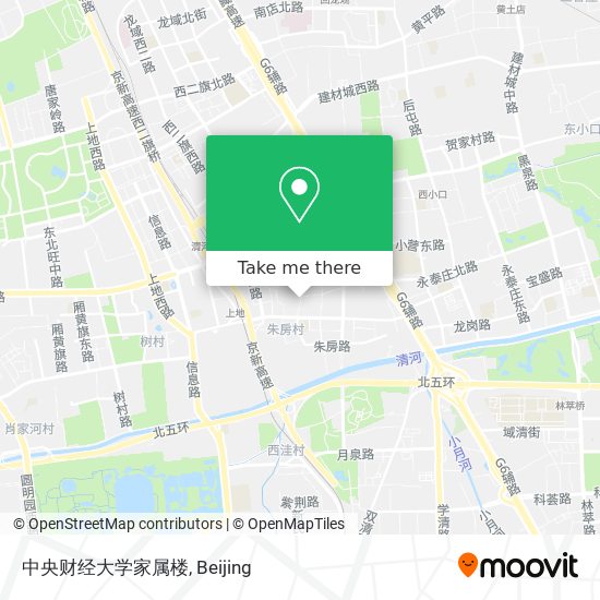 中央财经大学家属楼 map