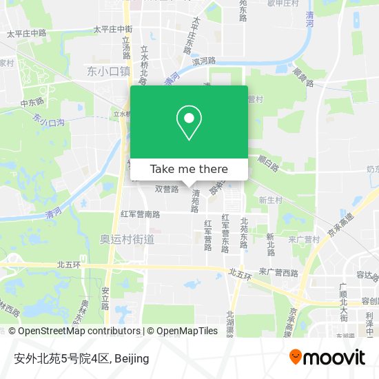 安外北苑5号院4区 map