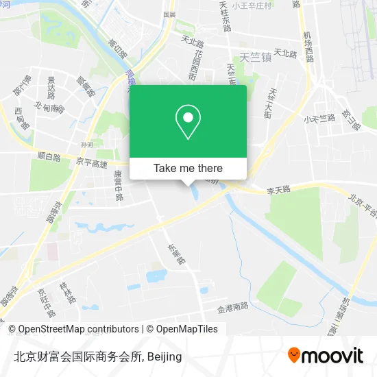 北京财富会国际商务会所 map