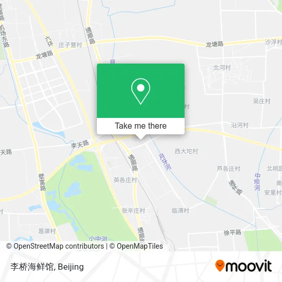 李桥海鲜馆 map