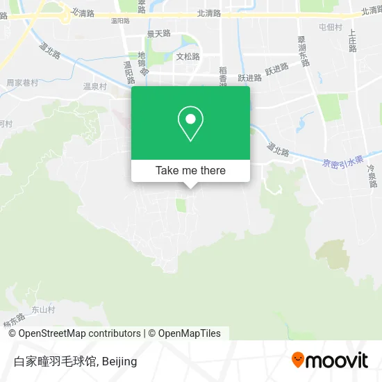 白家疃羽毛球馆 map
