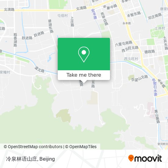 冷泉林语山庄 map