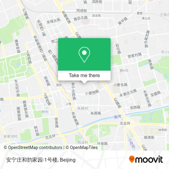 安宁庄和韵家园-1号楼 map