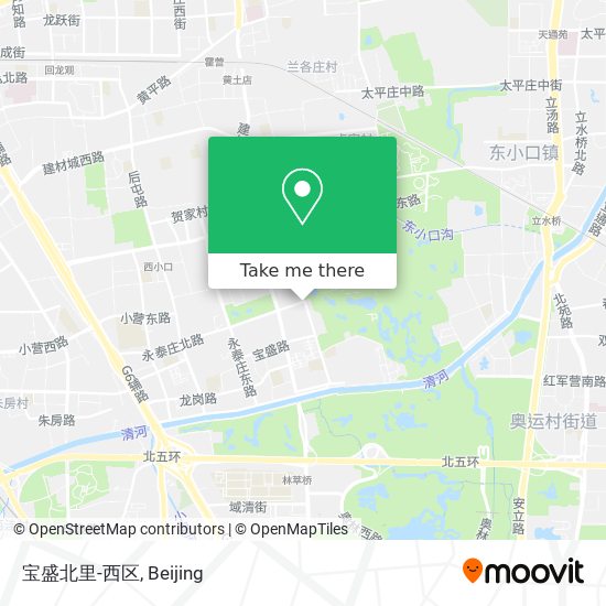 宝盛北里-西区 map