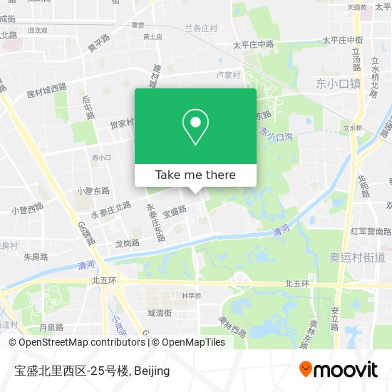 宝盛北里西区-25号楼 map