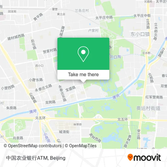 中国农业银行ATM map