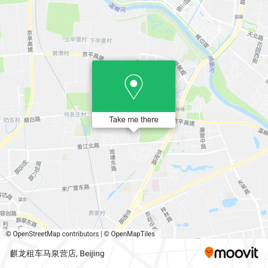 麒龙租车马泉营店 map