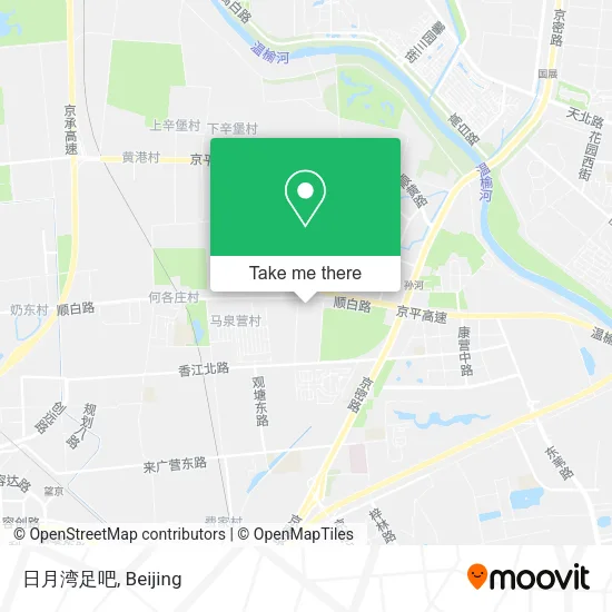 日月湾足吧 map