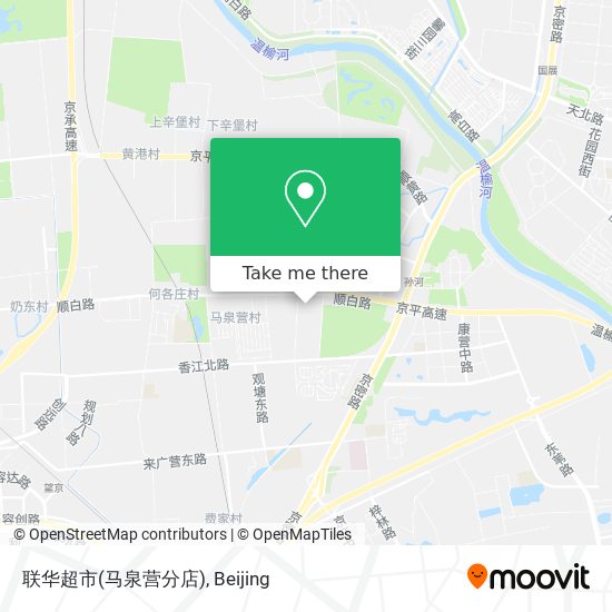 联华超市(马泉营分店) map