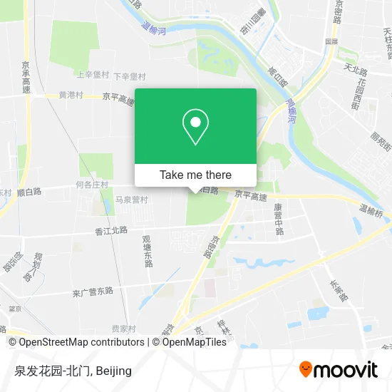 泉发花园-北门 map