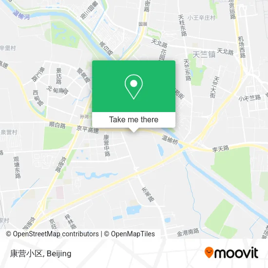 康营小区 map