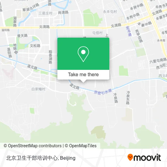 北京卫生干部培训中心 map