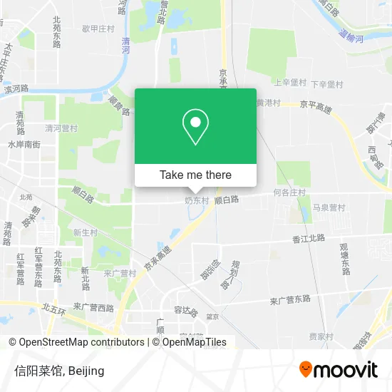 信阳菜馆 map