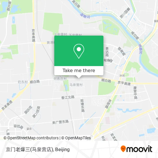 京门老爆三(马泉营店) map