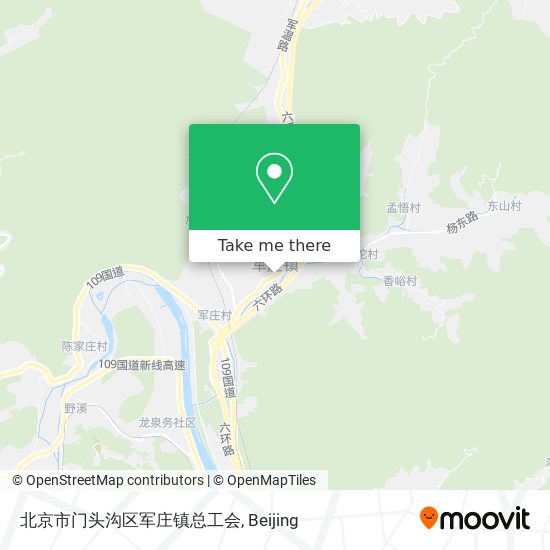 北京市门头沟区军庄镇总工会 map