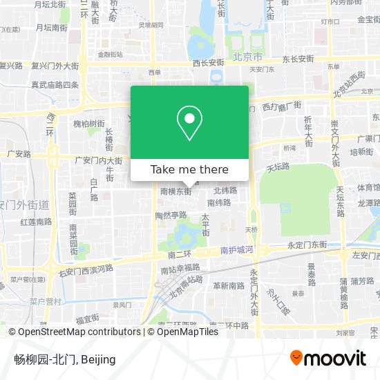 畅柳园-北门 map