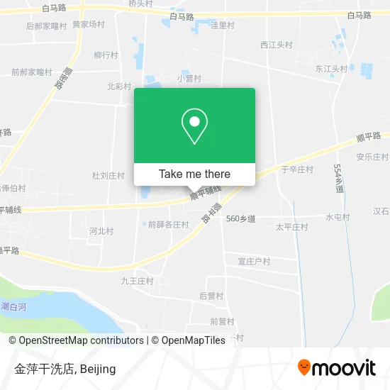 金萍干洗店 map