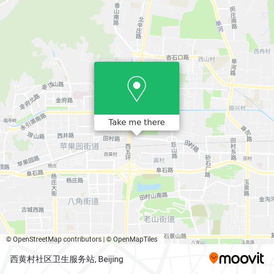 西黄村社区卫生服务站 map