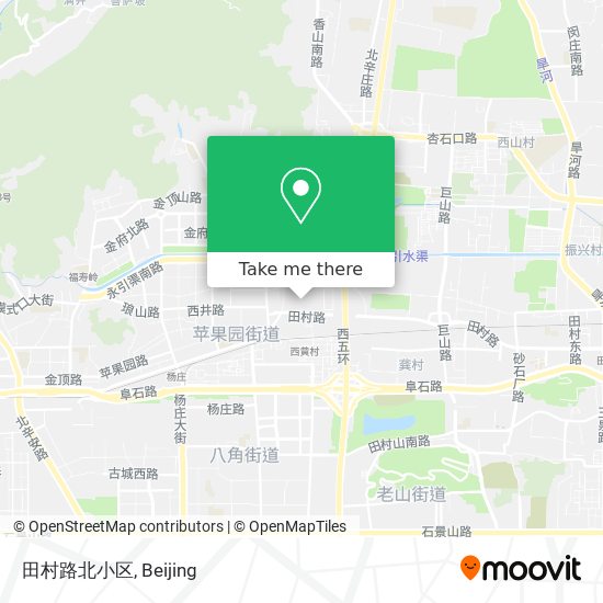田村路北小区 map