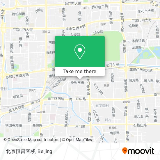 北京恒昌客栈 map