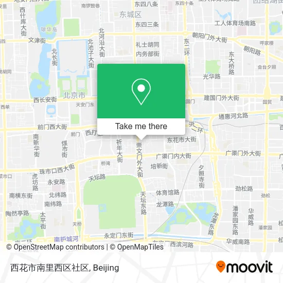 西花市南里西区社区 map