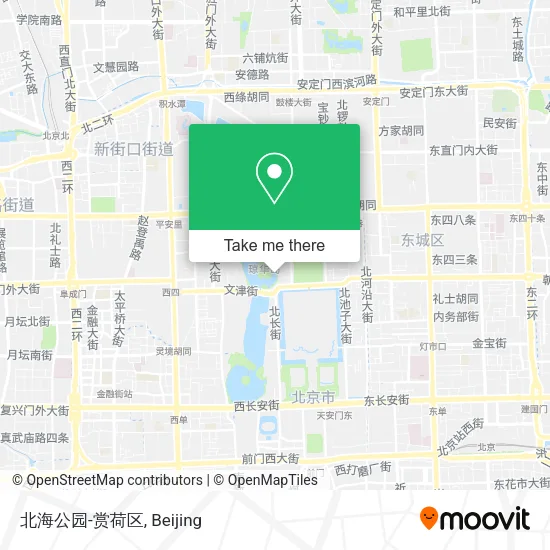 北海公园-赏荷区 map