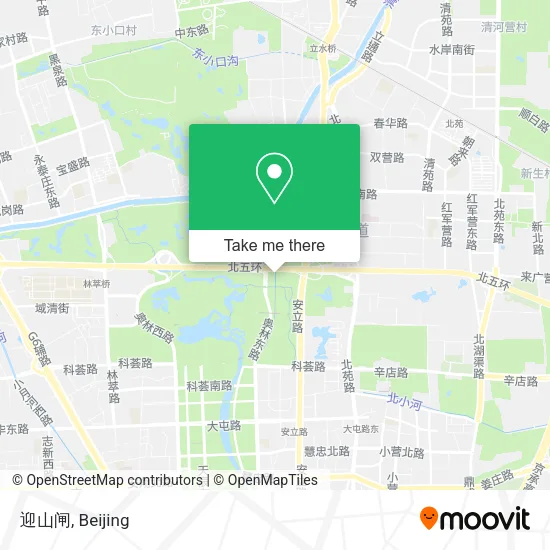 迎山闸 map