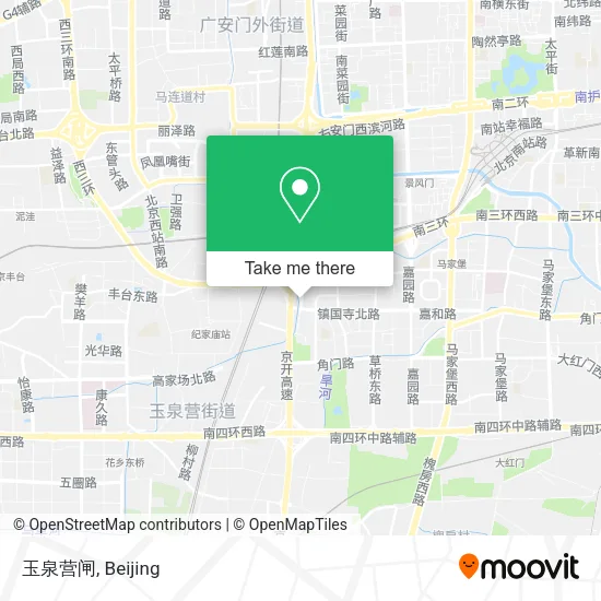 玉泉营闸 map