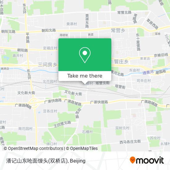 潘记山东呛面馒头(双桥店) map