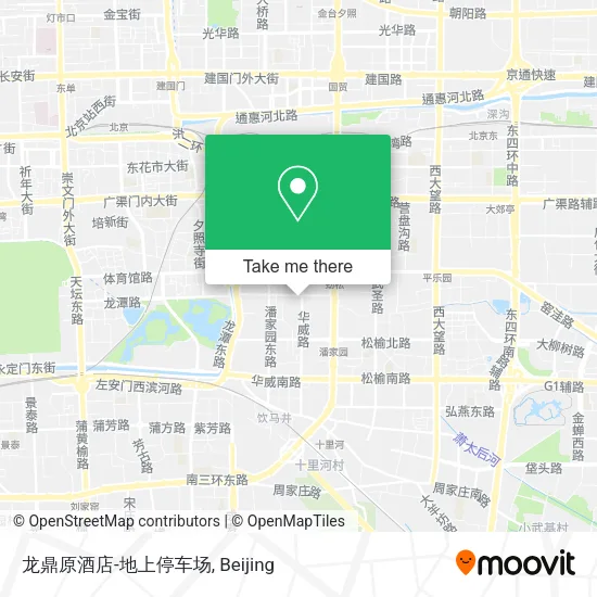 龙鼎原酒店-地上停车场 map