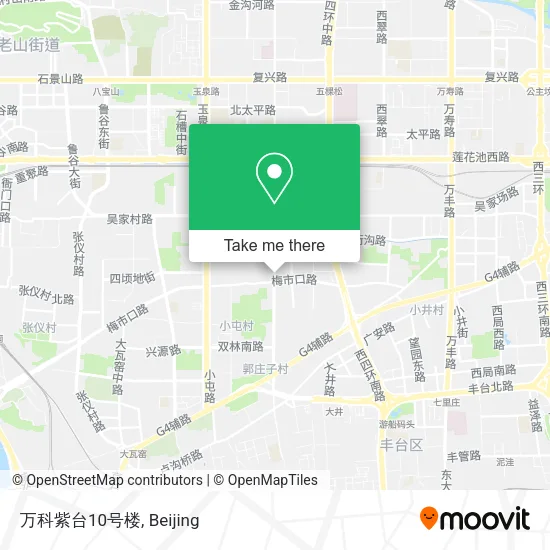 万科紫台10号楼 map