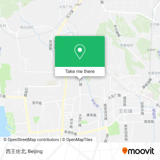 西王佐北 map