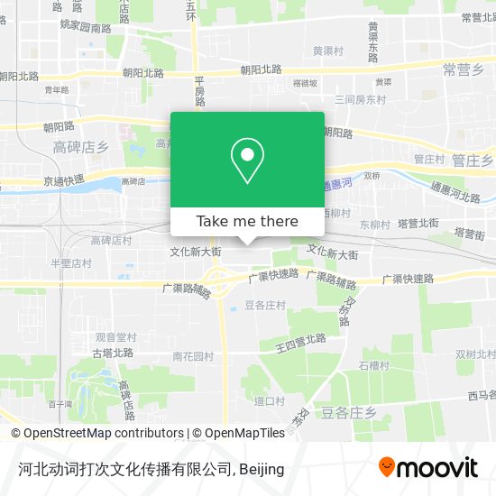河北动词打次文化传播有限公司 map